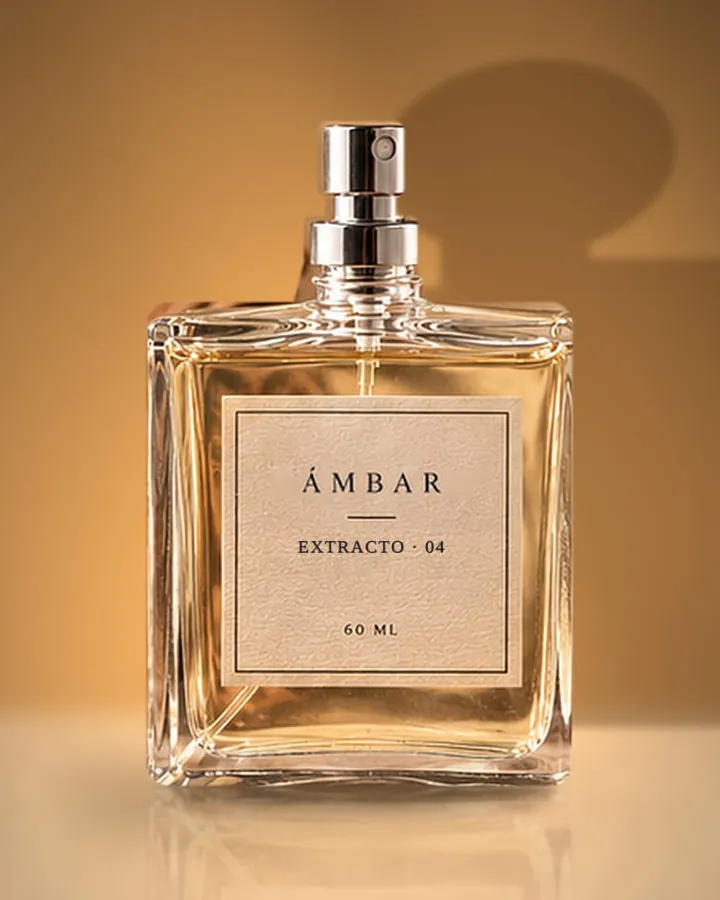Ámbar 01 · Huella, frasco de 60 ml
